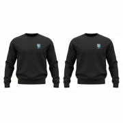 JWB Unisex Black Sweatshirt Inc Crest Embroidered Logo - enlarged view