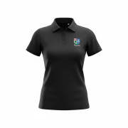 Russell Girls Poloshirt Inc Crest Embroidered Logo - enlarged view