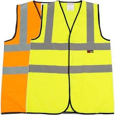 LOW04 Hi Vis Vest 2b+b Inc Lowmac H/Seal Back