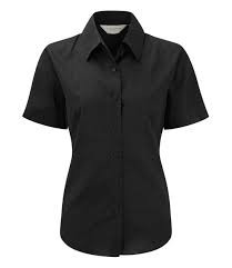 933F Ladies Easycare Oxford short Sleeve Shirt Includes Embroidery