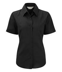 933F Ladies Easycare Oxford short Sleeve Shirt Includes Embroidery