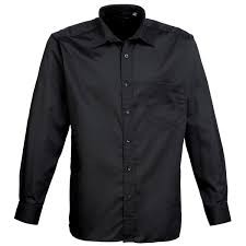 PR200 Gents Poplin Long Sleeve Shirt Includes Embroidery