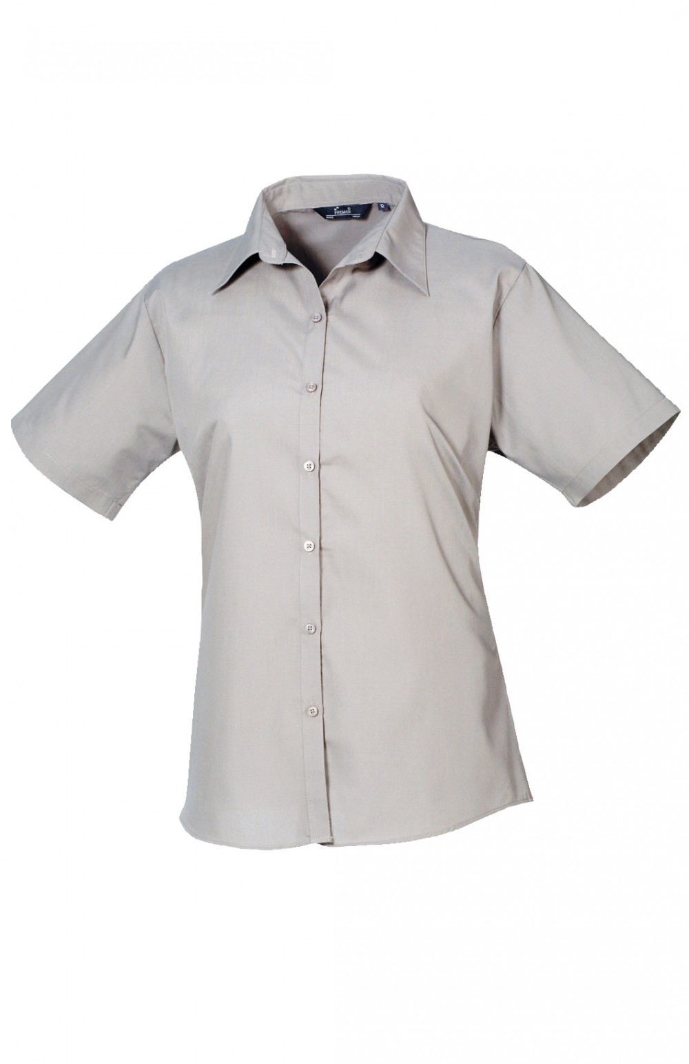 Premier Ladies Short Sleeve Poplin Shirt