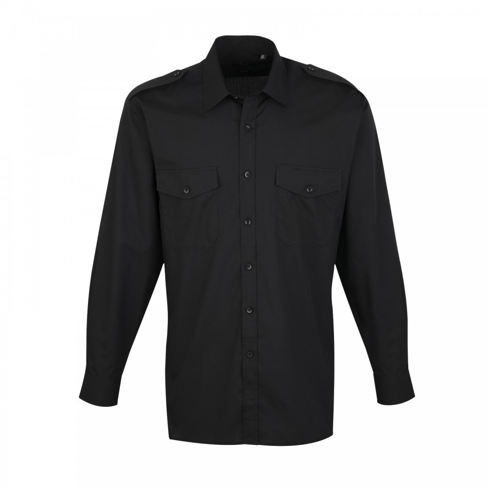 Mens Pilot Long Sleeve Shirt