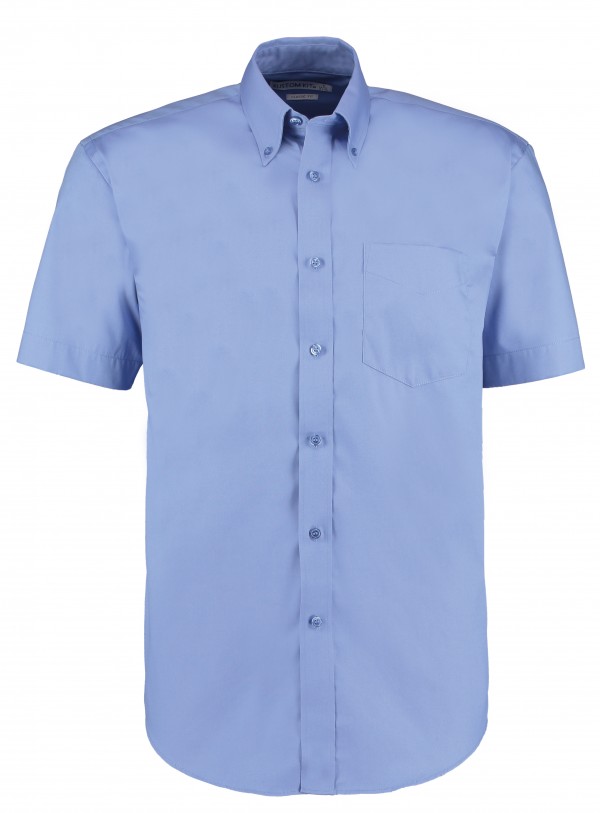 Kustom Kit Easy Iron Long Sleeve Oxford Shirt