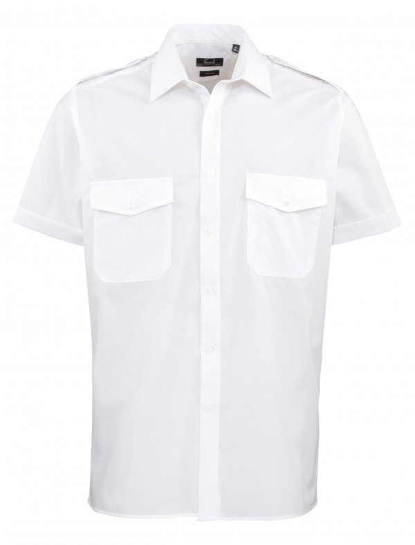 Mens Pilot Short Sleeve Shirt