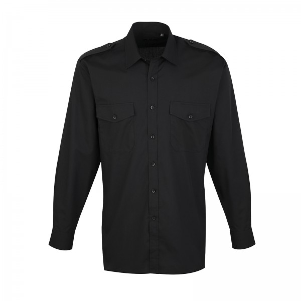 Mens Pilot Long Sleeve Shirt