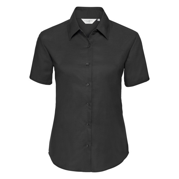 Russell Easy Care Ladies Short Sleeve Oxford Shirt