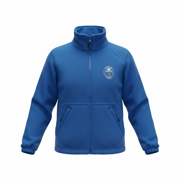 Unisex Full Zip Royal Fleece Inc Embroidered Logo