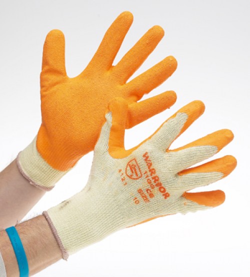 Orange Grip Gloves