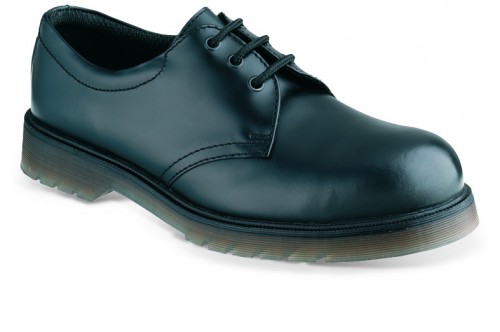 Executive Black Lacing Safety Shoe