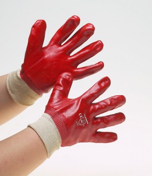 Pvc Knitwrist Gloves