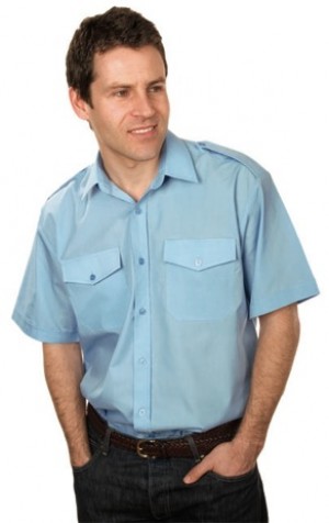 Mens Pilot Short Sleeve Shirt
