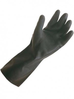 HW Black Latex Gloves